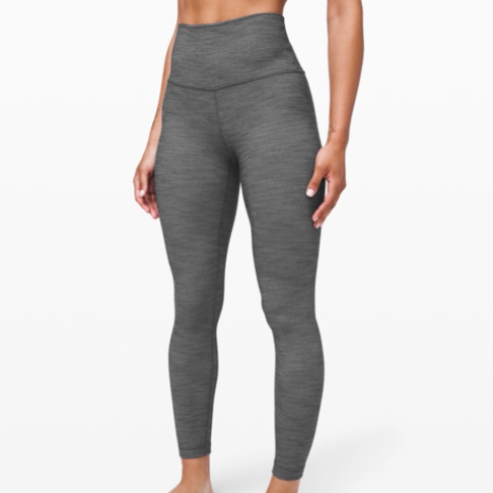 Lululemon Aligns 25” Mini Heathered Herringbone